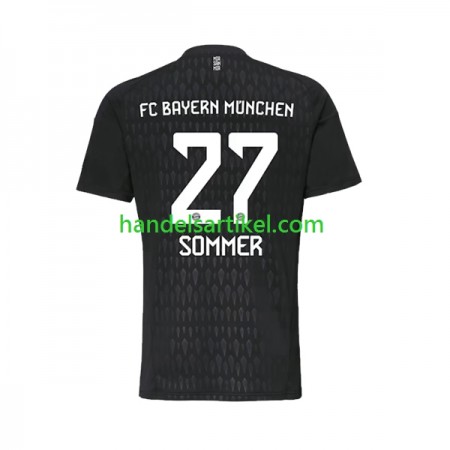 Bayern München Yann Sommer 27 Torwart Heim Trikotsatz 2023/24 Kurzarm